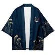 Japan Traditional - Plus Size 5XL 6XL Chinese Character Beach Japanese Style Kimono Streetwear Men Women Cardigan Haori Yukata Harajuku Tops Robe