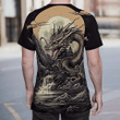 AOP T-shirt | The Ancient Dragon 09| Dragon T-shirt Design 9 | Training T-shirt | Samurai T-shirt