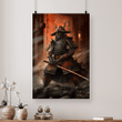 [Exclusive] - Portrait Poster - Samurai Warrior Artwork 03 - The Samurai Poster - Premium Artwork for Room Deco - Home & Living Decoration Accessories