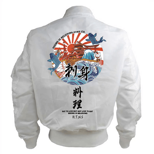 New Men's jacket Autumn China Style Pattern Windbreaker Bomber Flight Jacket Air Force Pilot Army Baseball Coats Homme Clothing
