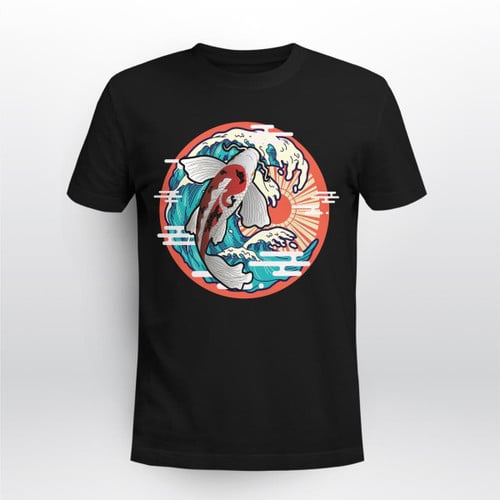 Classic Design | Japan KOI FISH Classic Art - Samurai T-shirt 28 | Japan T-shirt - Sweatshirt - Hoodie