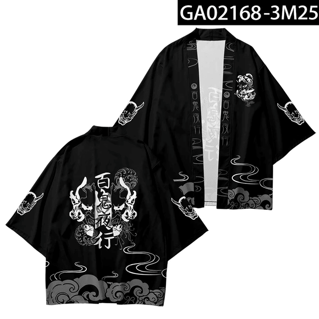 Japan Traditional - Plus Size 6XL 5XL 4XL Fashion Japanese Anime Robe Cardigan Women Men Harajuku Demon Slayer Cosplay Shirts Yukata Haori Kimono