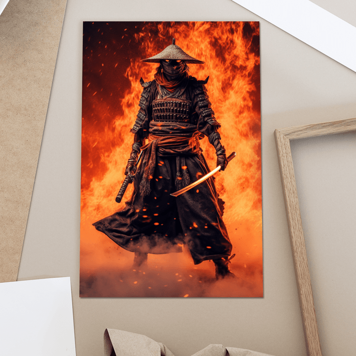 [Exclusive] - Portrait Poster - Samurai Warrior Artwork 09 - The Samurai Poster - Premium Artwork for Room Deco - Home & Living Decoration Accessories