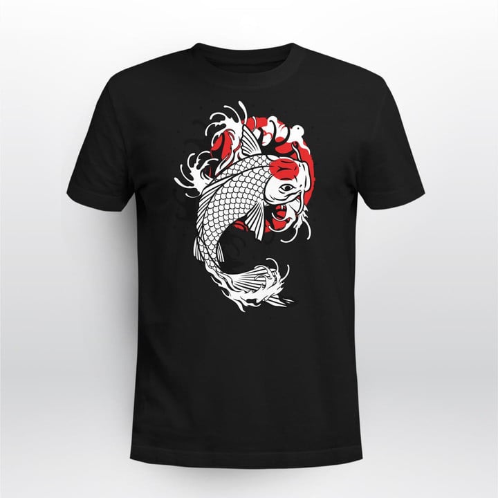Classic Design | Japan KOI FISH Classic Art - Samurai T-shirt 30 | Japan T-shirt - Sweatshirt - Hoodie