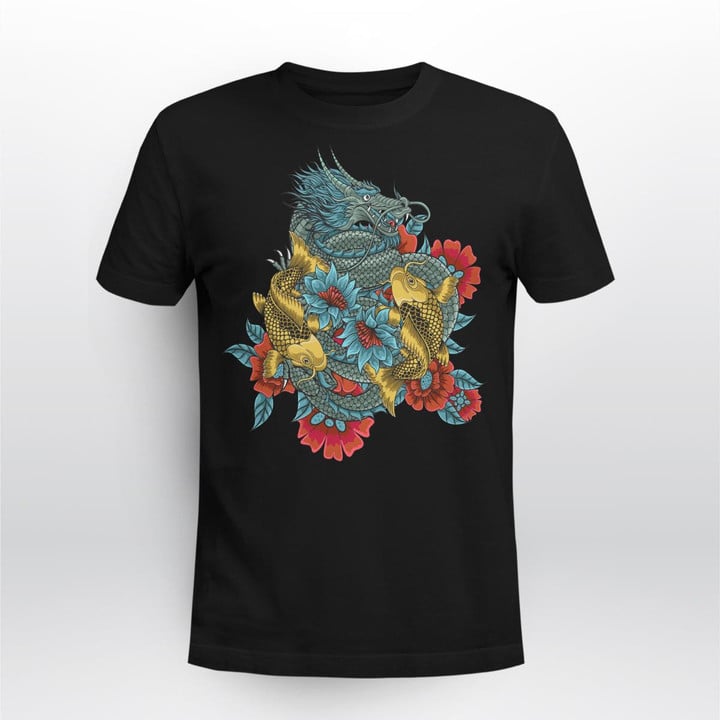 Classic Design | Japan KOI FISH Classic Art - Samurai T-shirt 29 | Japan T-shirt - Sweatshirt - Hoodie