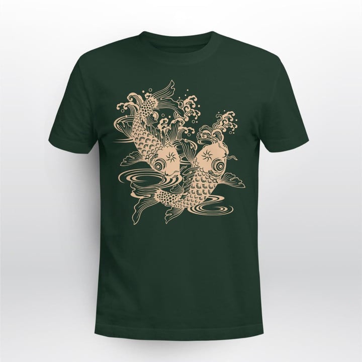 Classic Design | Japan KOI FISH Classic Art - Samurai T-shirt 27 | Japan T-shirt - Sweatshirt - Hoodie
