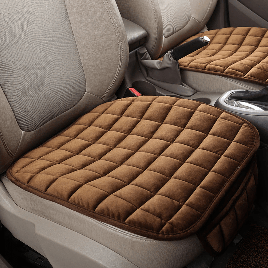 Car Seat Cover PU Leather Seat Covers For Car Seat Protector Four Seasons  Universal Car Seat Cushion Pad Front/Rear Seat Covers