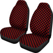Red Paw Print Car Seat Covers Amazing Gift Ideas T041120