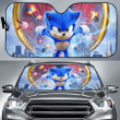 Sonic The Hedgehog Car Sun Shades Movie H033120