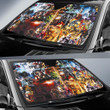 Marvel Dc Art Car Sun Shades Movie Fan Gift H0103 Auto