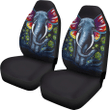 Elephant Art Colorful Car Seat Covers Amazing Gift H042720