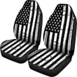 Black And White America Flag USA Car Seat Covers Amazing Gift T061120