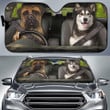 Dogs Driver Funny Car Sun Shades Amazing Gift Ideas T091020