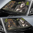 Dogs Driver Funny Car Sun Shades Amazing Gift Ideas T091020
