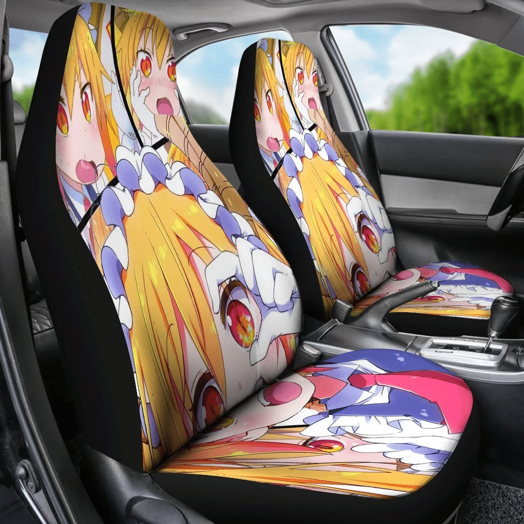 Kobayashi San Chi No Maid Anime Car Seat Covers