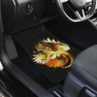 Gryphon Baby Dragon In Black Theme Car Floor Mats 191023