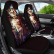 Cat Water Colour Art Car Seat Covers