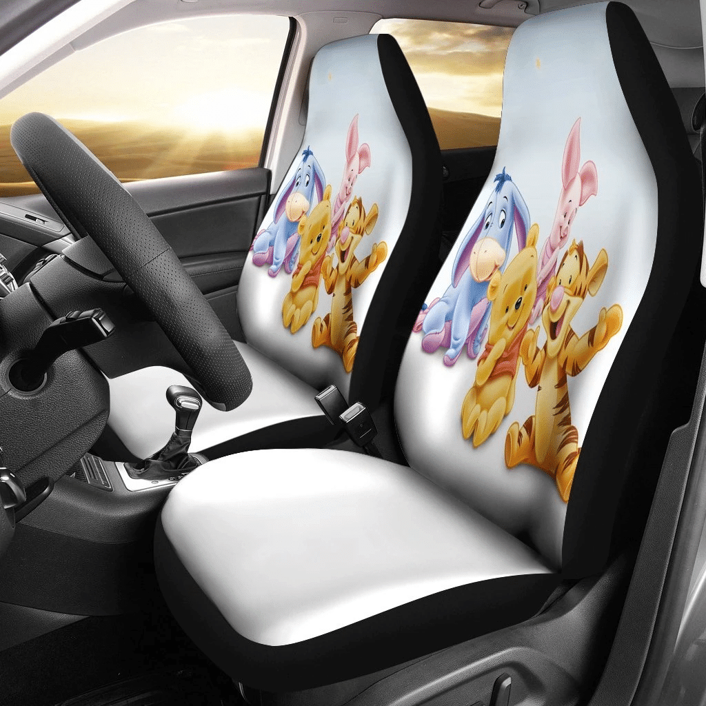 Pooh And Friends Cartoon Car Seat Covers 2