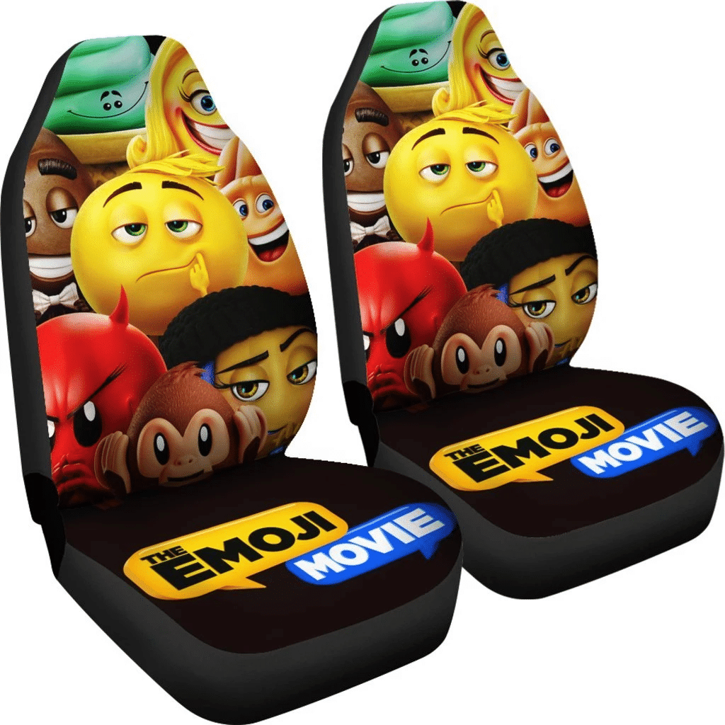 The Emoji Movie Car Seat Covers