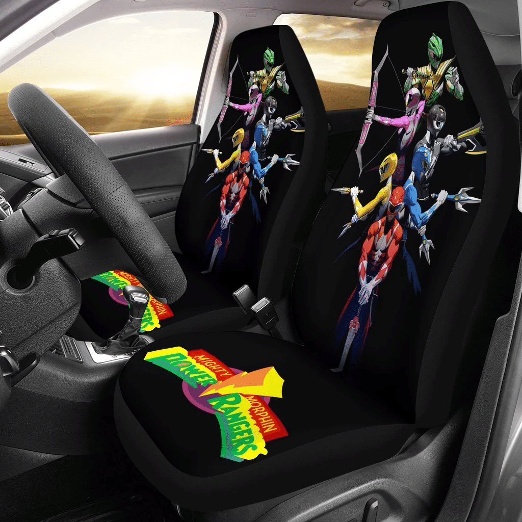 Mighty Morphin Power Rangers Car Seat Covers