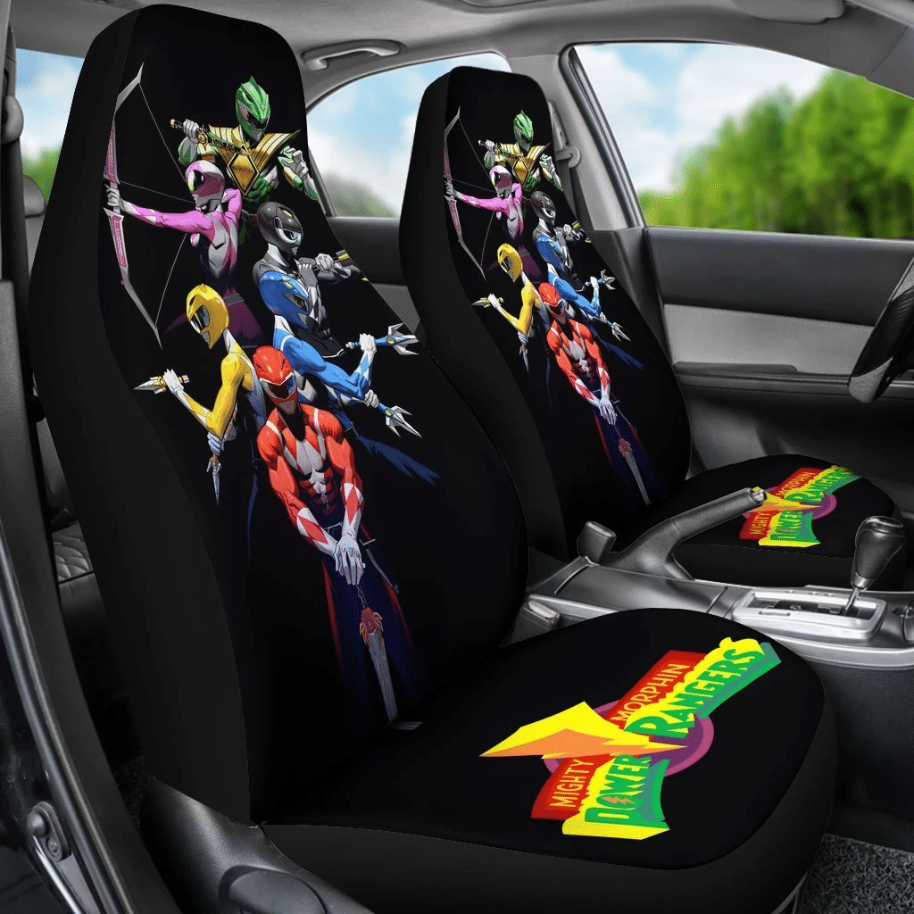 Mighty Morphin Power Rangers Car Seat Covers