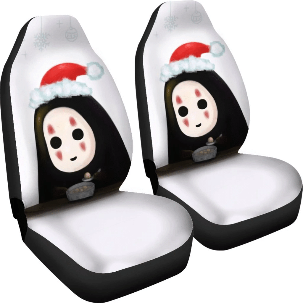 No Face Christmas Anime Car Seat Covers