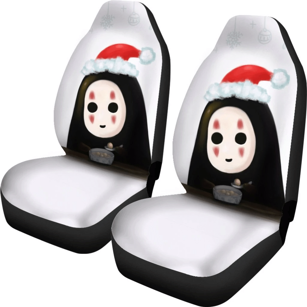 No Face Christmas Anime Car Seat Covers