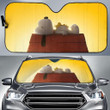 Funny Snoopy Car Sun Shades Auto