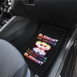 Color Elephant I Am Awesome In Black Theme Car Floor Mats 101921