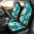 Butterfly Pattern In Blue Theme Car Seat Covers 191123