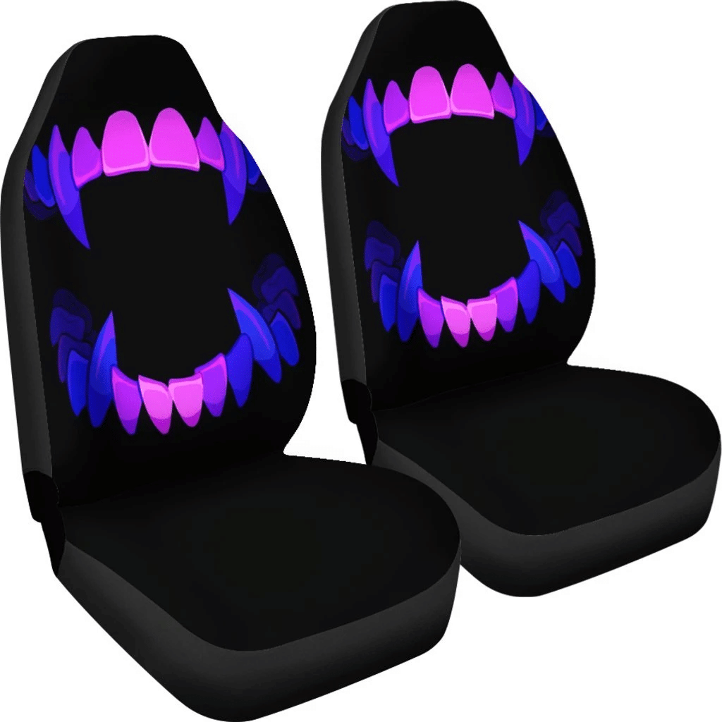 Scary Teeth Halloween Car Seat Covers