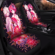 Anime Girl Flower Car Seat Covers