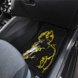 Goku Super Dragon Ball Yellow Logo In Black Theme Car Floor Mats 191023