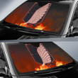 Attack On Titans Logo Fire Car Auto Sunshades Auto Sun Shades