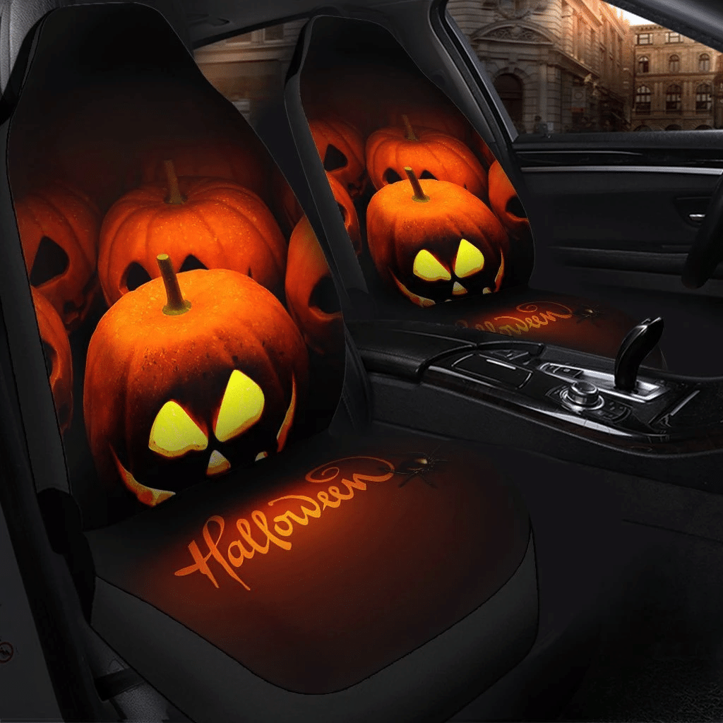 Halloween New Pumpkin Car Seat Covers