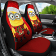 Merry Christmas Minions Car Seat Covers