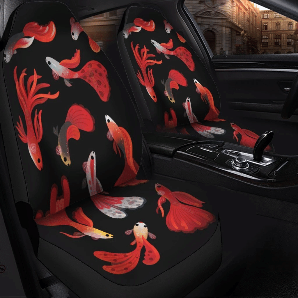 Red Fish New Car Seat Covers