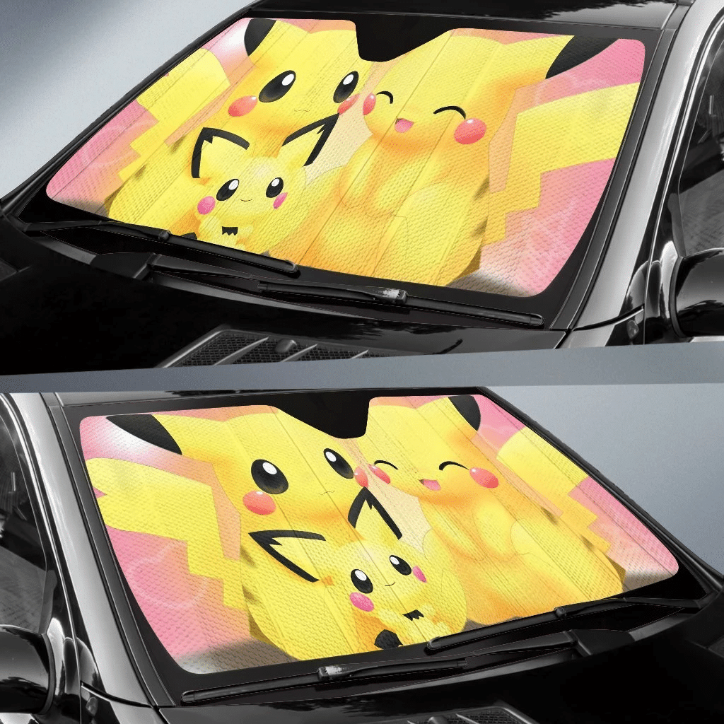 Pichu Pikachu Auto Sun Shades Auto Sun Shades