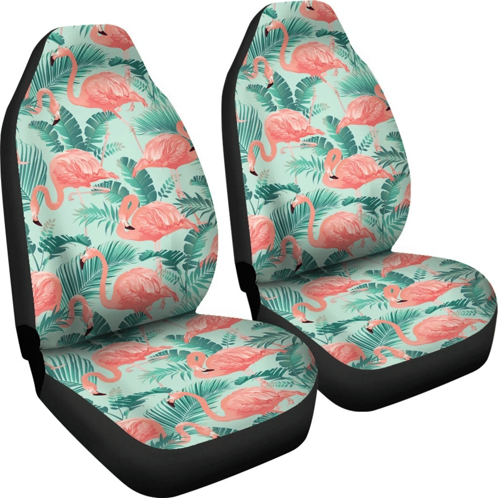 Flamingo Pinks Color Animal Car Seat Covers 191128