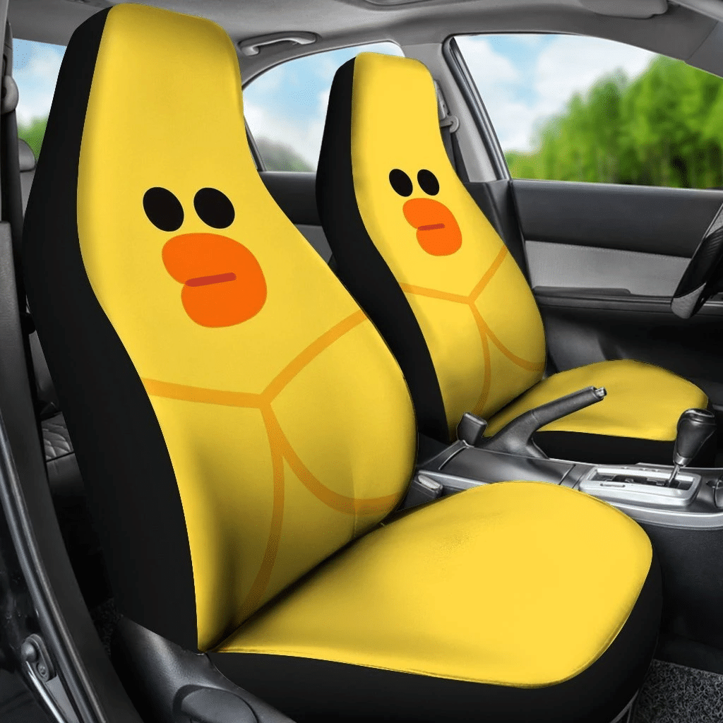 Yellow Chicken Animal Car Seat Covers