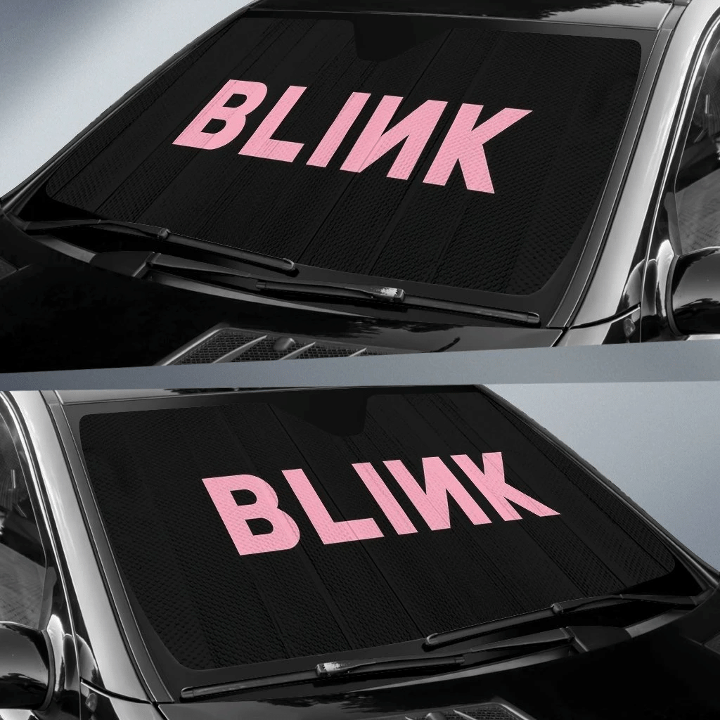 Blink Black Pink Auto Sun Shade Shades