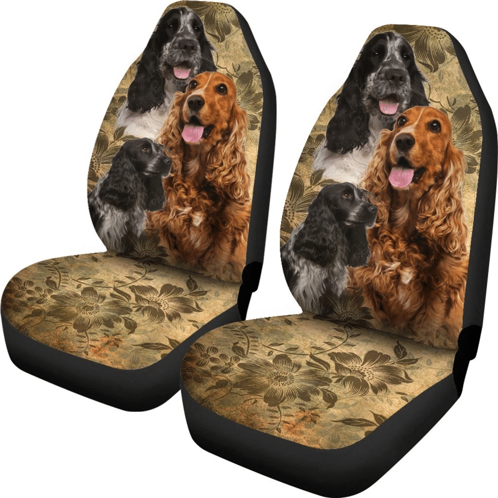 English Cocker Spaniel Dogs Pets Car Seat Covers 191128