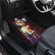Cute Cat Art In Black Theme Car Floor Mats 191021