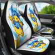 Pikachu Stitch Fight Pokemon Car Seat Covers