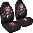 Attack On Titan Anime Car Seat Covers - Mikasa Fighting Bloody Wings Of Freedom Symbol  Seat Covers