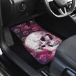 Valentine Car Floor Mats - Old Skull Waiting For Loventine Artwork Car Mats