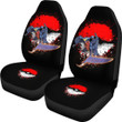 Pokemon Anime Car Seat Covers Garchomp Fighting With Super Strength Broken Poke Ball Seat Covers