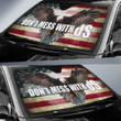 US Independence Day Bald Eagle Flying Don't Mess With Us Car Sun Shade