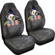 US Independence Day Eagle Emerging From Claw Scratch God Bless  Car Seat Covers