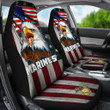 US Independence Day Bald Eagle Marines US Flag Car Seat Covers